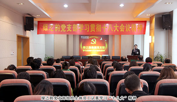 开云手机站登录入口党支部组织全体员工认真学习贯彻党的十八大会议精神