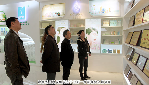 湖南省工商局副局长于云彩、李沐一行莅临开云手机站登录入口考察指导