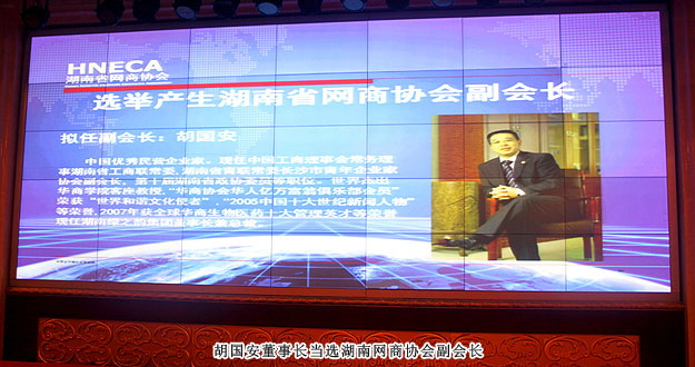 湖南省网商协会成立，开云手机站登录入口胡国安董事长当选副会长
