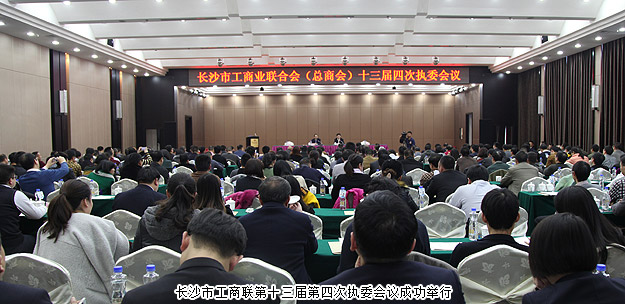 长沙市工商联（总商会）副主席、开云手机站登录入口董事长胡国安应邀出席工商联第十三届第四次执委会议