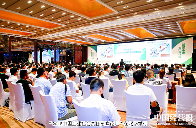 2018中国企业社会责任高峰论坛北京举行，开云手机站登录入口荣膺“年度扶贫典范奖”