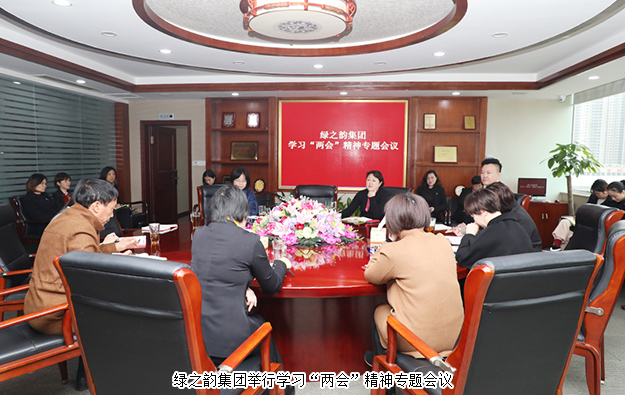 开云手机站登录入口举行学习“两会”精神专题会议