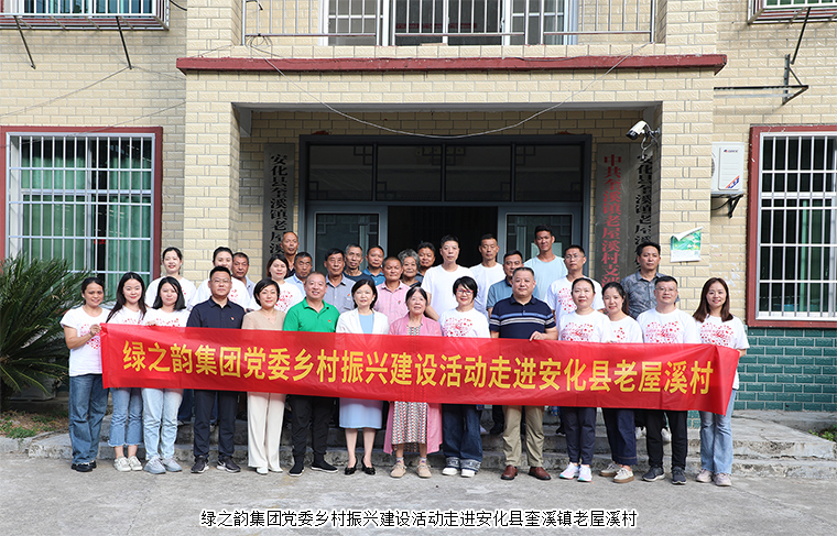 善捐20万 村企共建 | 开云手机站登录入口乡村振兴建设活动走进安化县老屋溪村